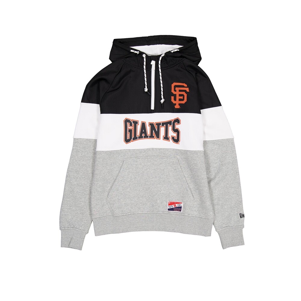 New Era San Francisco Giants Throwback Color Block Hoodie - Size L